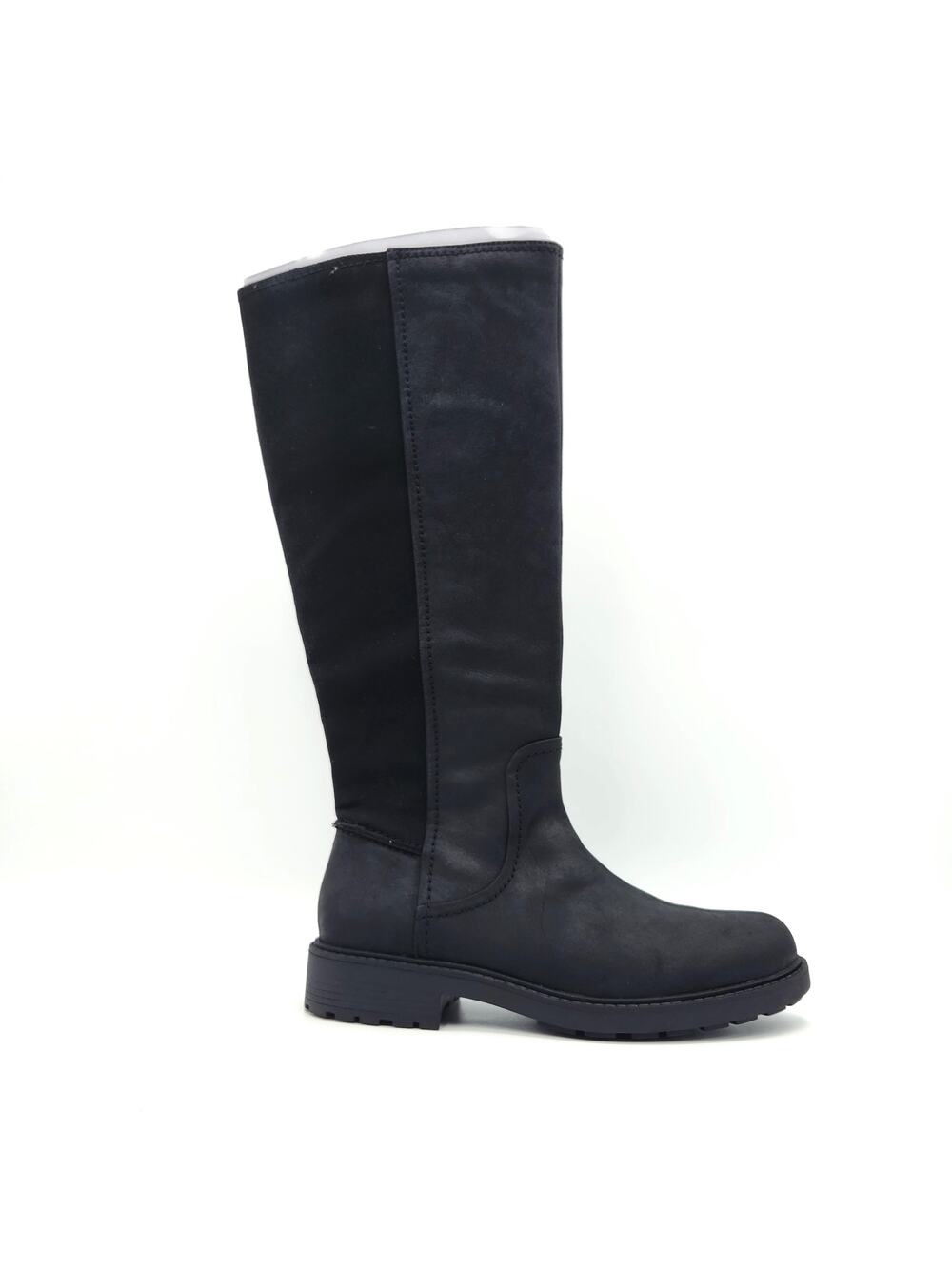 Clarks Women Black Leather Opal Glow Classic Casual Riding Boots Size US 9.5M